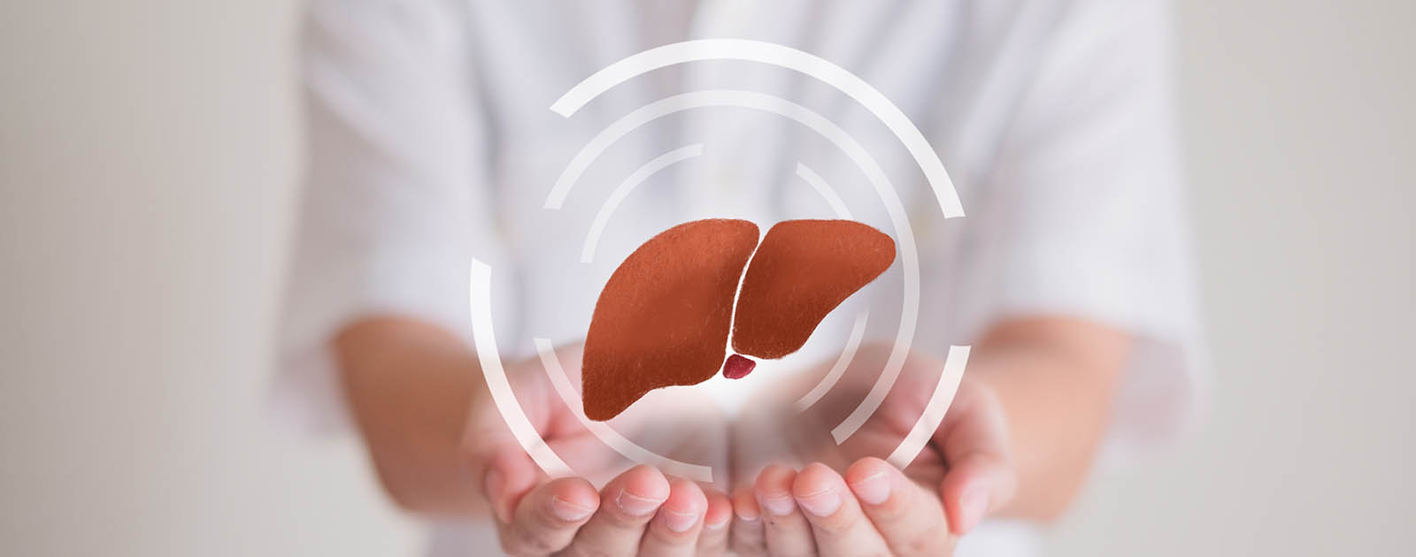 imagem alusiva à saúde hepática