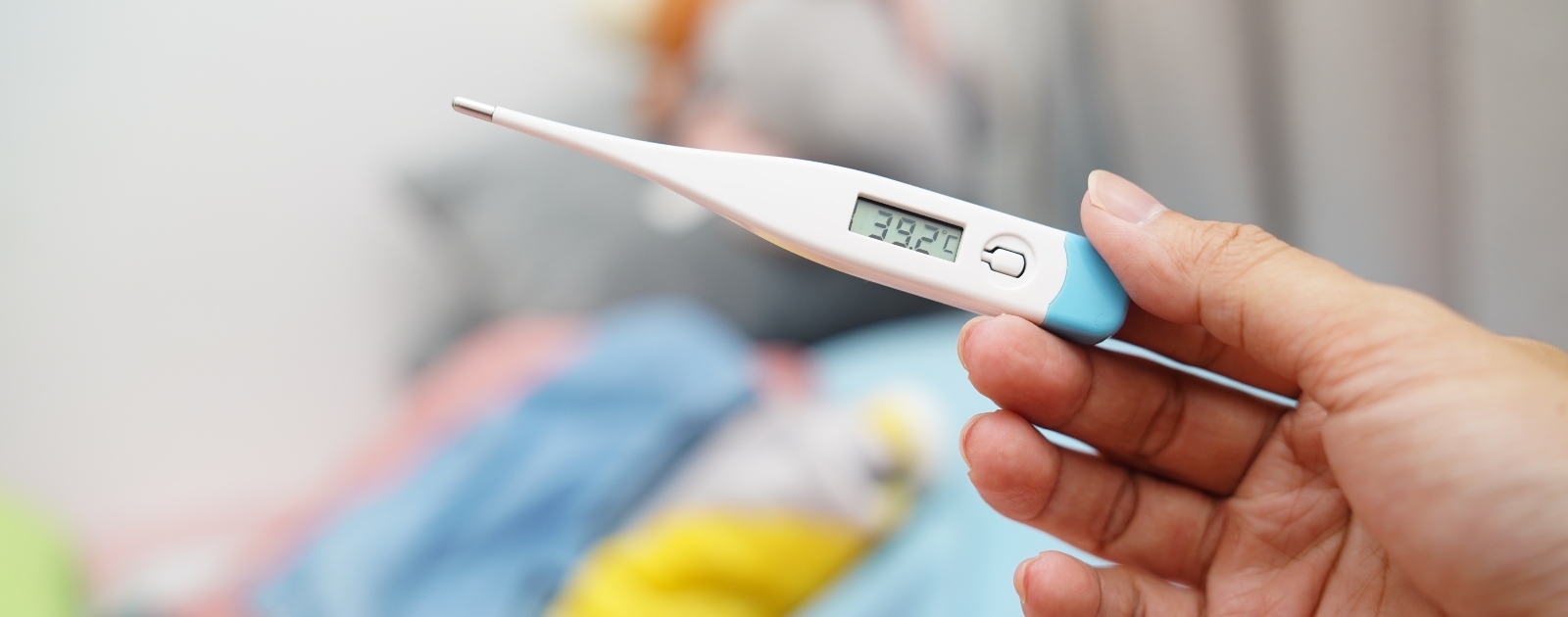 termómetro assinala febre