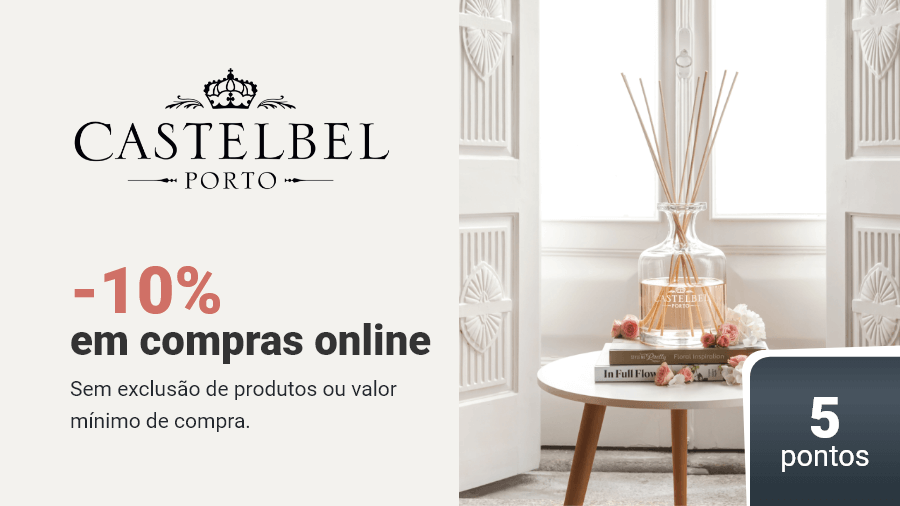 castelbel, aproveite! 10% de desconto em todos os produtos online