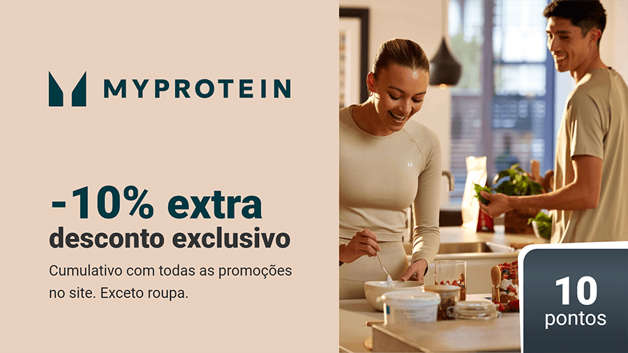my protein, até 10% extra de desconto exclusivo