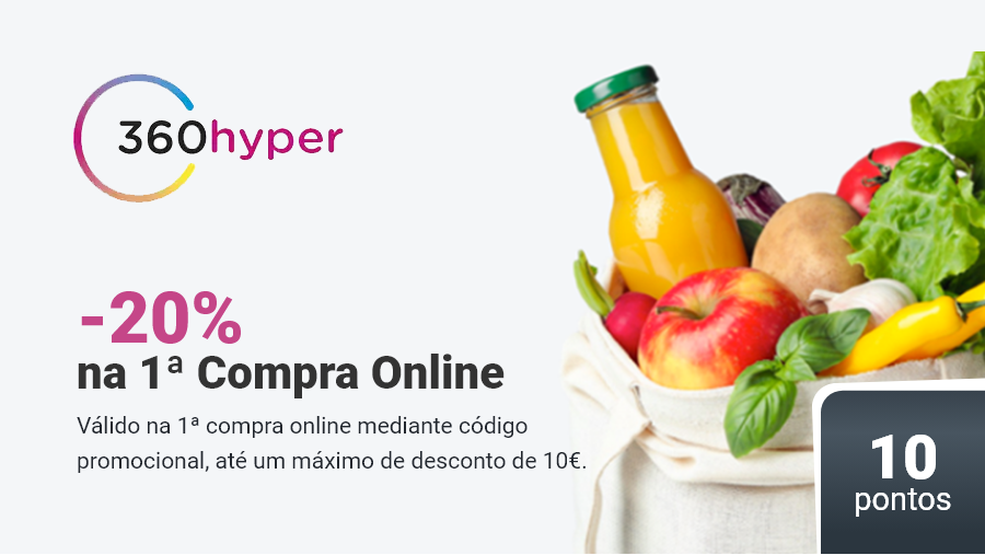 360hyper 20% de desconto na sua primeira compra online