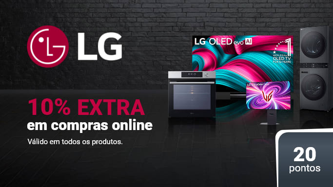 lg, não perca o desconto extra de 10% em compras online