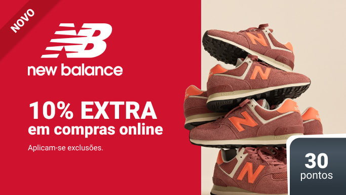 new balance, desconto de 10% extra