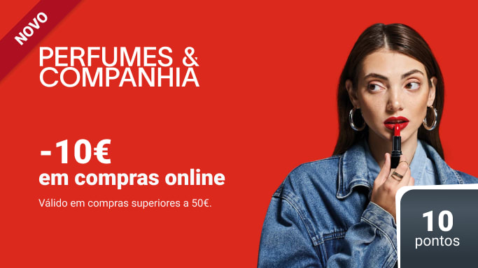 perfumes e companhia, aproveite 10€ de desconto em compras online