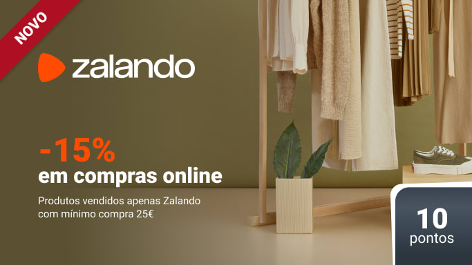 zalando, desconto exclusivo de 15% em todos os produtos vendidos pela zalando