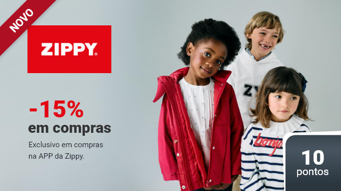 zippy, aproveite 15% de desconto em compras