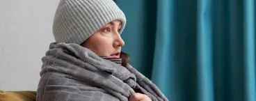mulher com frio